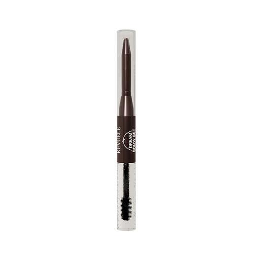 Олівець та фіксатор для брів Revuele Dream Brow Set 2в1 0,3 г + 5 мл Коричневий