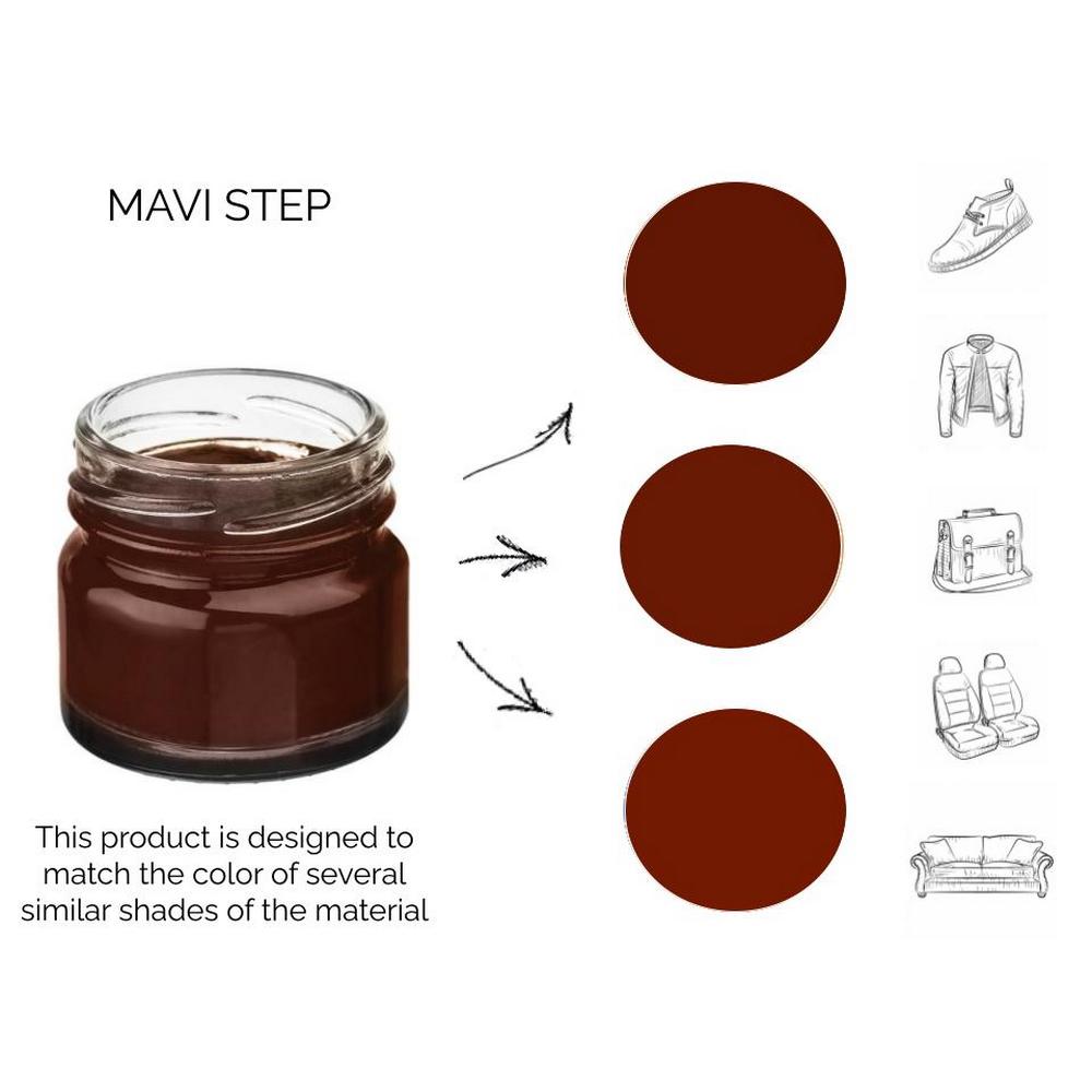 Крем для взуття та шкіри Mavi Step Creme de Beaute 25 мл Коричневий (C01/180/025) - фото 3