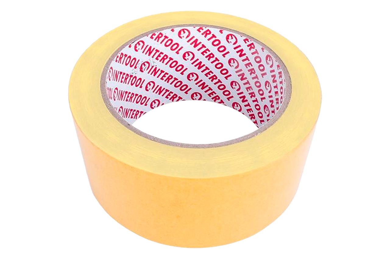 Скотч двосторонній Intertool 50 мм х 25 м пропилен (KT-0953)