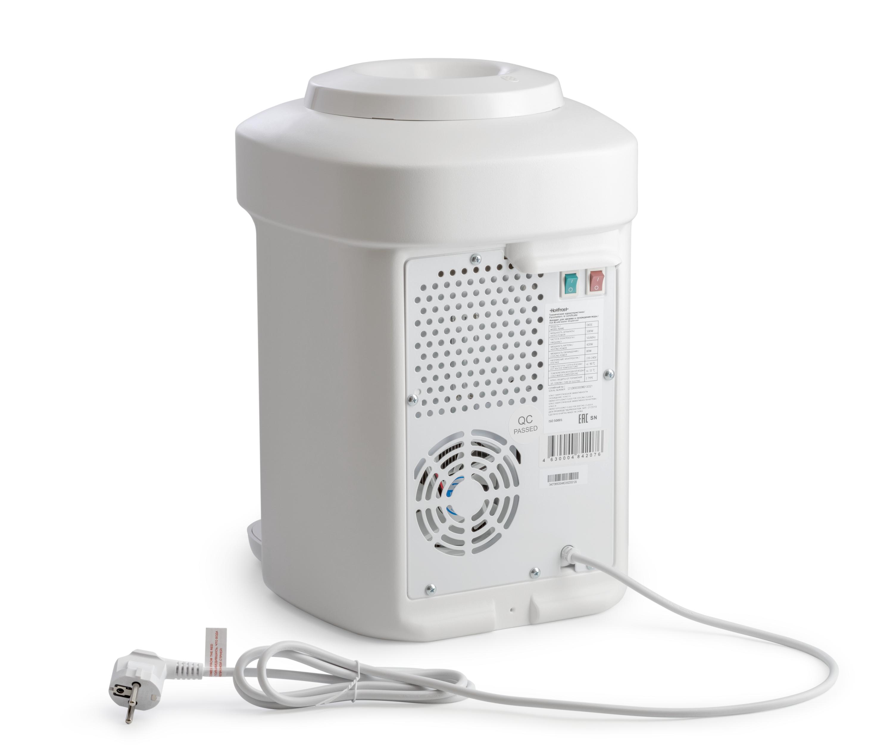 Кулер для води настільний HotFrost D65E з фільтр-пляшкою HF-07 Білий - фото 8