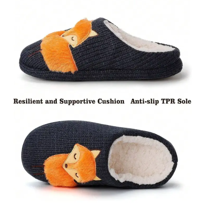 Домашние тапочки женские Лисичка р. 38/39 (ТЛ380) - фото 2 Домашние тапочки женские Лисичка р. 38/39 (ТЛ380) - фото 2