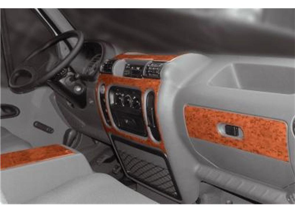 Накладки на панель Meric для Opel Movano 2004-2010 гг. пластик