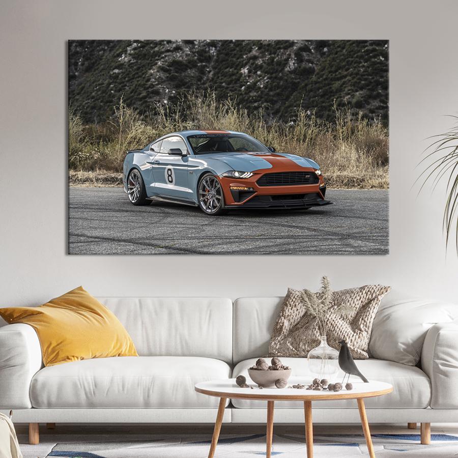 Картина на холсте Ford Mustang GT 75x50 см (1253-1)