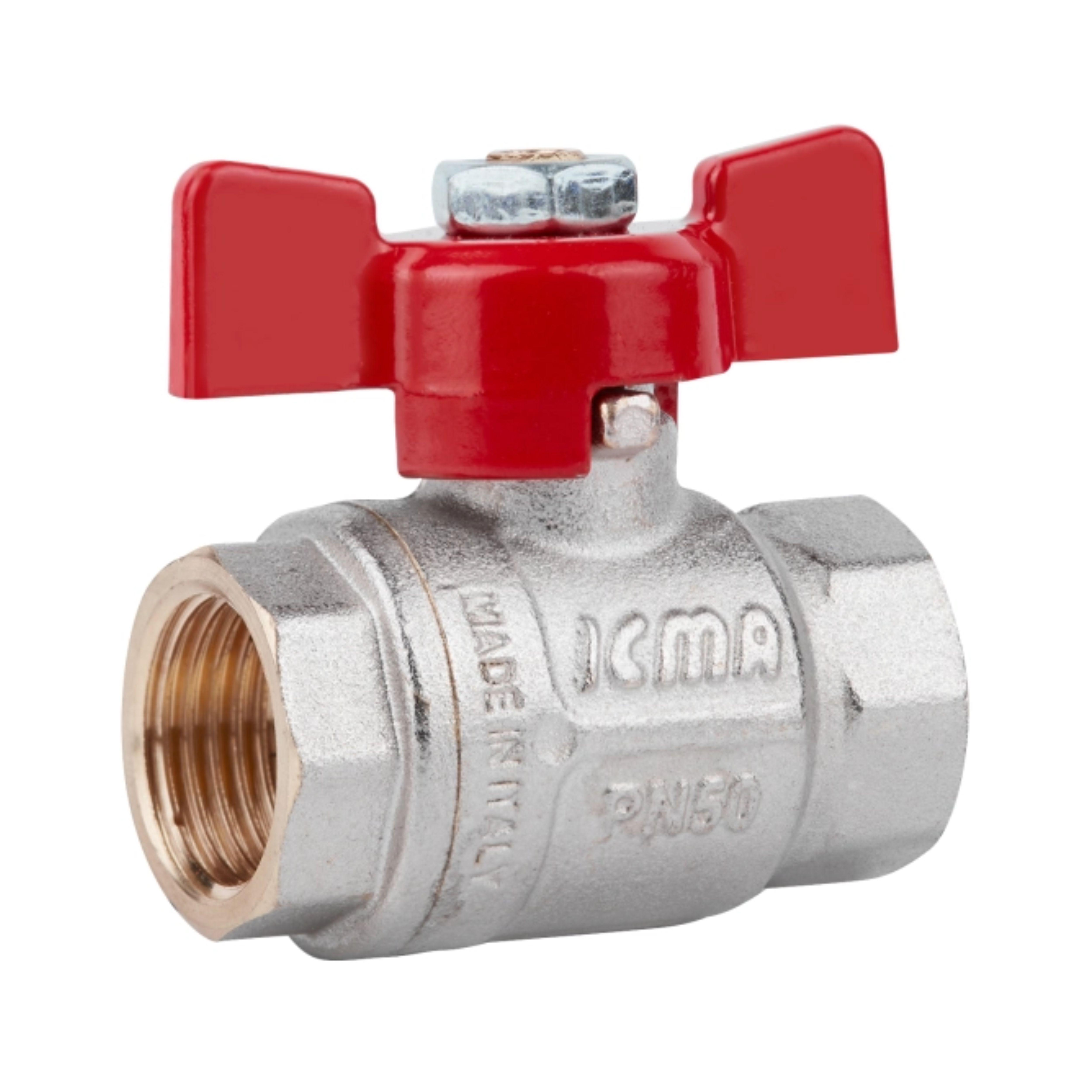 Кран шаровой ICMA 1/2" прямой №349