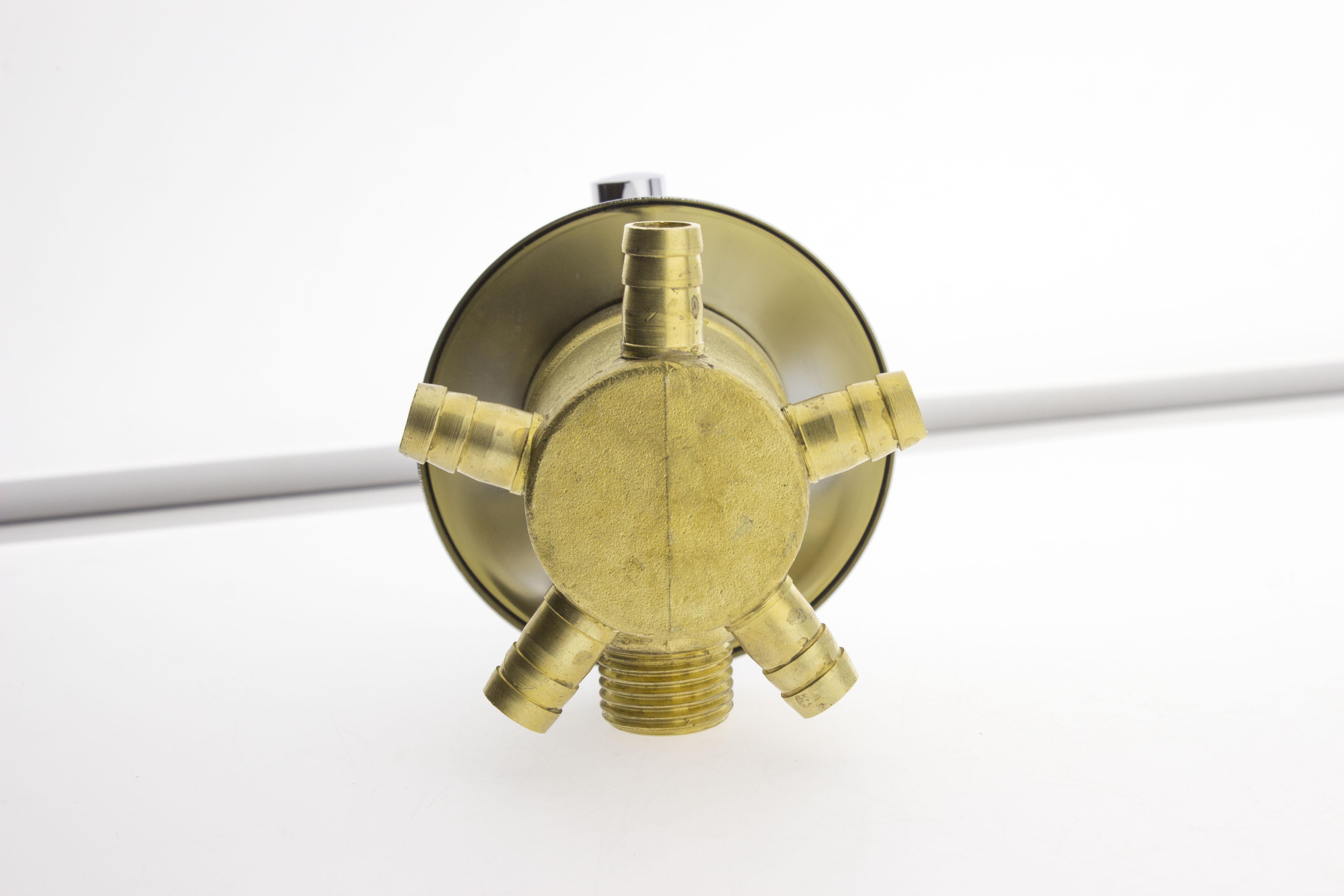 Перемикач для душової кабіни С5 на 5 положень під штуцер вбудований (12596759) - фото 9