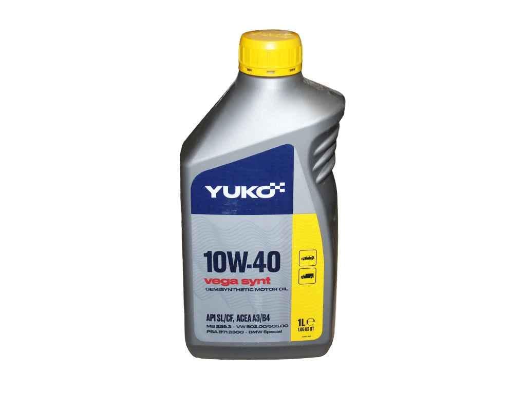Масло моторне напівсинтетичне YUKO 10W-40 VEGA SYNT API SL/CF 1 л (659477)