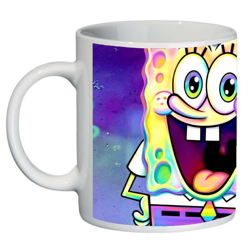 Кружка с принтом SuperCup Губка Боб квадратные штаны (SC-SB-0039)