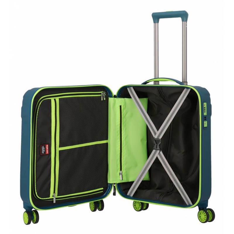 Чемодан на 2 колесах Travelite Vector 44 л S Petrol (TL072007-22) - фото 5