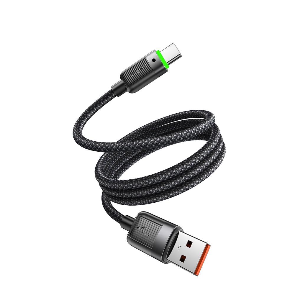 Кабель быстрой зарядки с магнитной функцией Mcdodo USB-A to USB-C 6A Magnetic Self-Winding Data Cable 1,2 м
