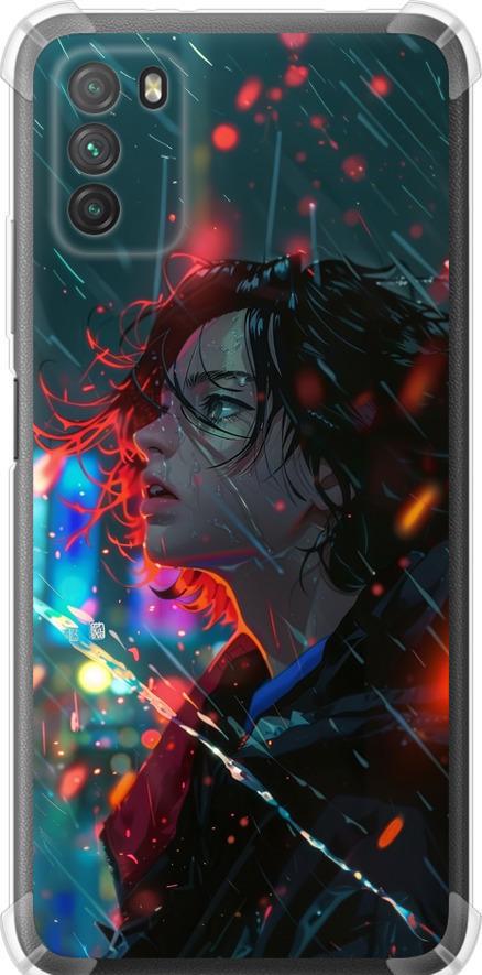 Чехол на Xiaomi Poco M3 Ночные огни (6096sp-2200-42517)