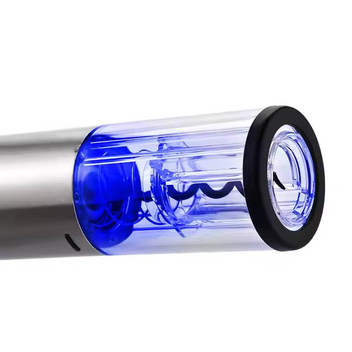 Штопор электрический автоматический на батарейках Серебристый (KB1-602002) - фото 2 Штопор электрический автоматический на батарейках Серебристый (KB1-602002) - фото 2