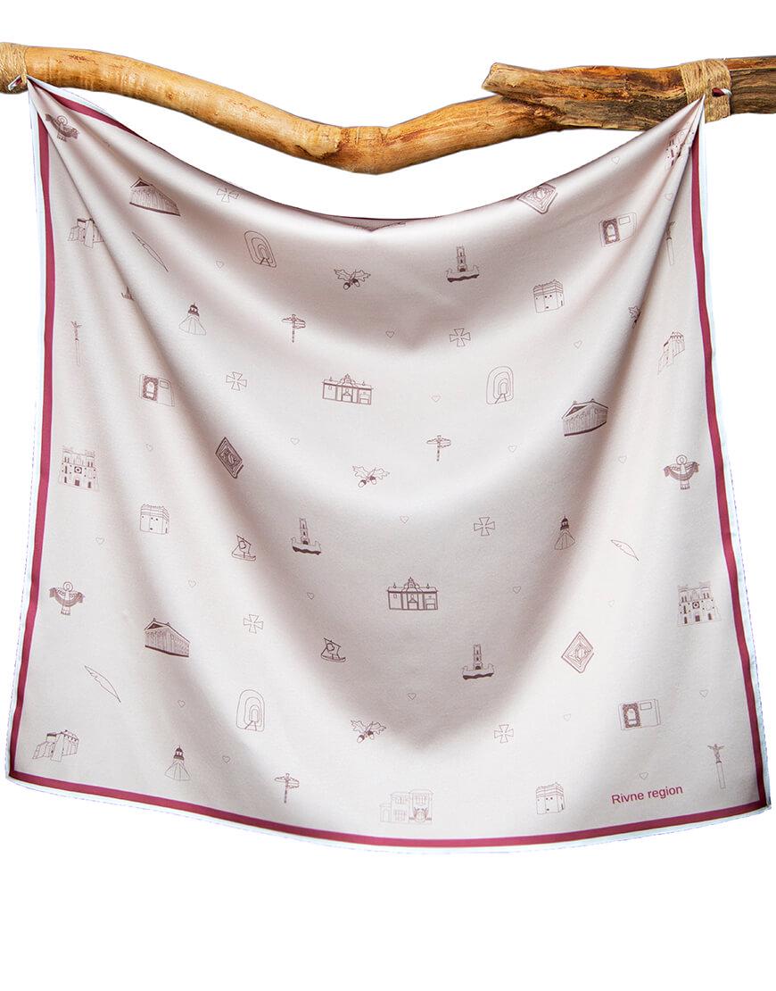 Хустинка Моя Рівненщина жіноча SOFT25 бежева One size