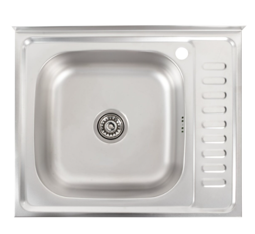 Мойка для кухни из нержавеющей стали Valeso сатин 6050 L 0,7/160 мм