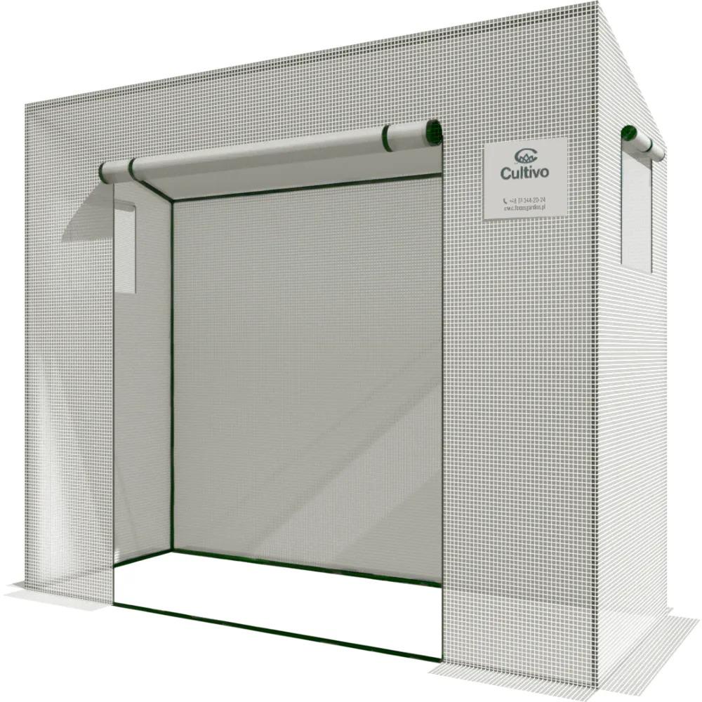 Теплица садовая на помидоры Focus Garden 200х77 см Белый