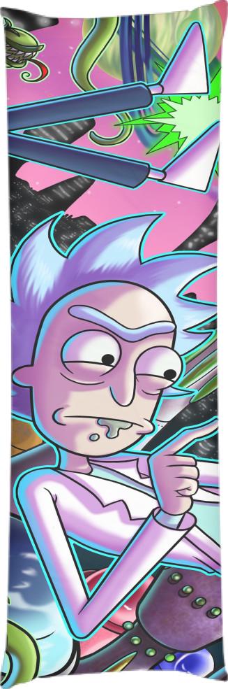 Подушка дакимакура Rick and Morty Art 60x180 см (14100126)