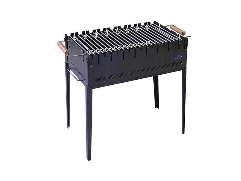 Мангал розкладний Smoke House Case 8 520х300х300 мм на 8 шампурів Чорний (27860565) - фото 6 Мангал розкладний Smoke House Case 8 520х300х300 мм на 8 шампурів Чорний (27860565) - фото 6