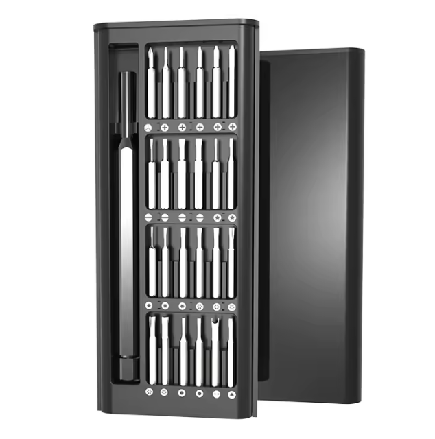 Отвертка прецизионная с 24 битами для ремонта электроники в кейсе Black (fcfeca0e) Отвертка прецизионная с 24 битами для ремонта электроники в кейсе Black (fcfeca0e)