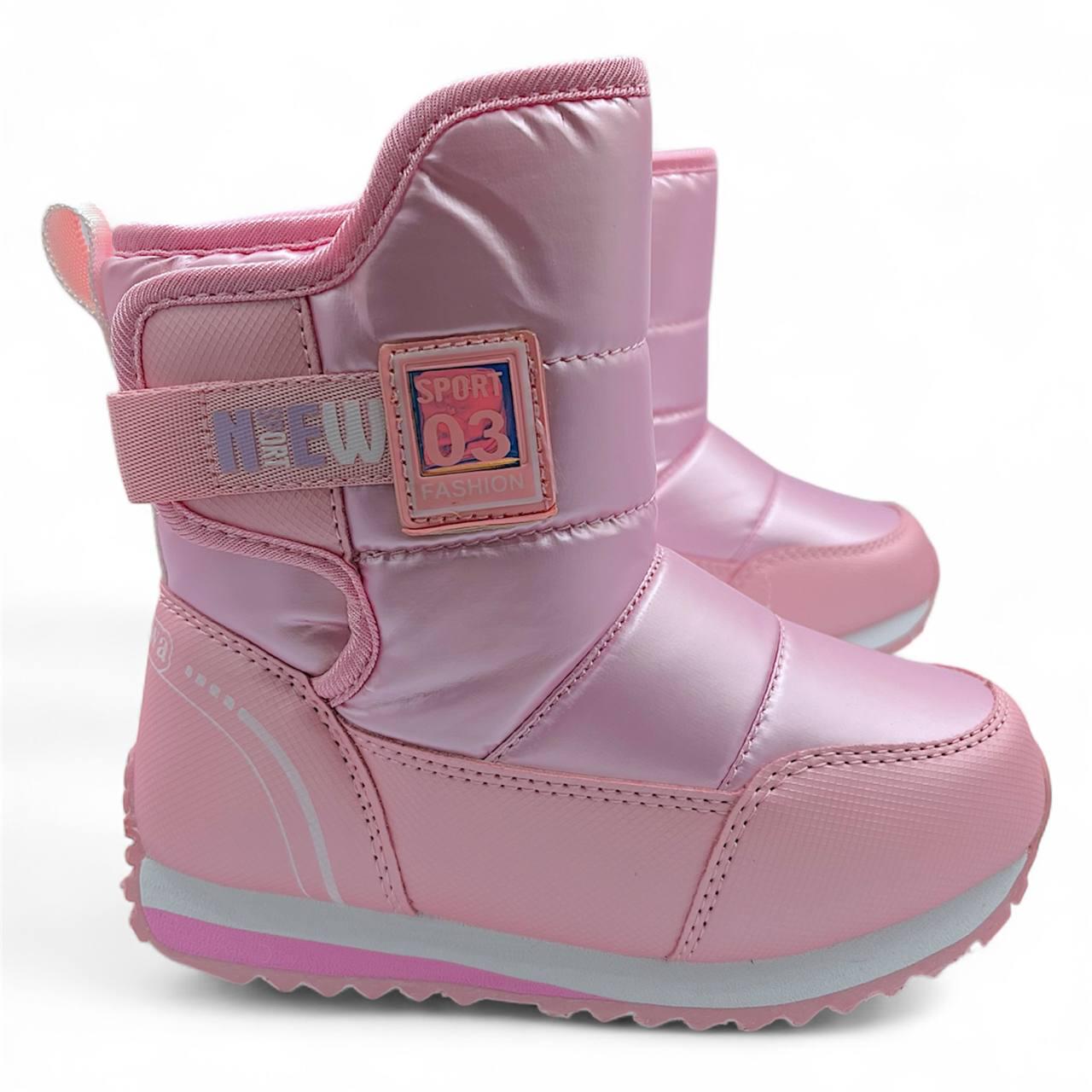 Дутики для девочки Apawwa зимние р.29 Розовый (VM1132)