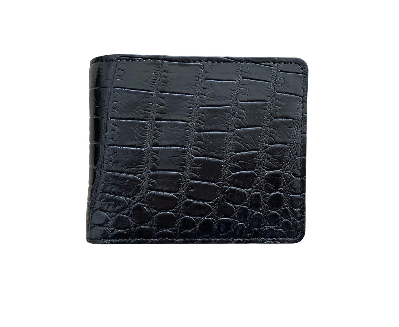 Кошелек мужской из кожи крокодила Черный