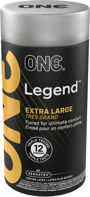 Презервативы ONE Legend ONE Extra Legre XL 12 шт.