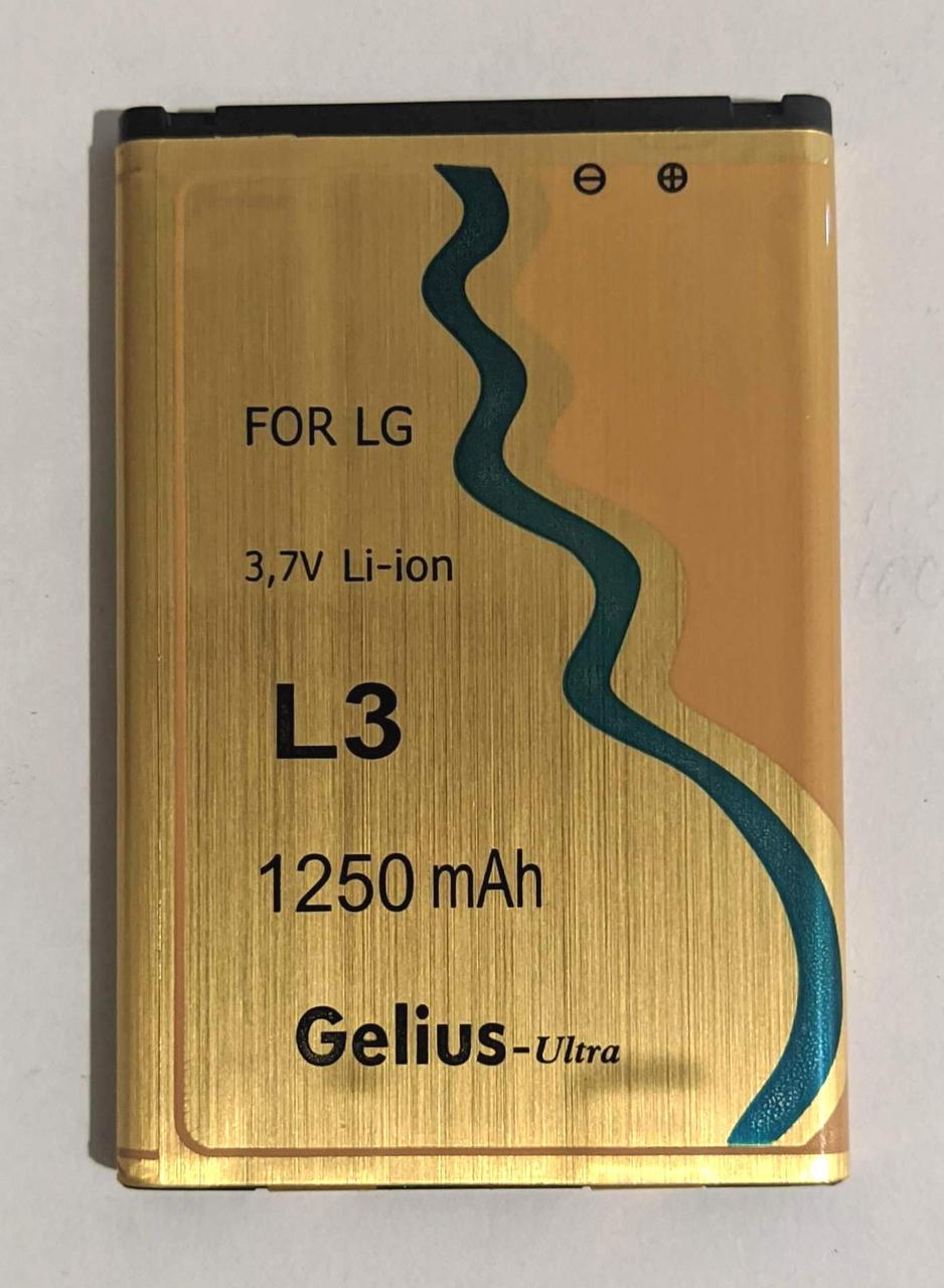 Акумулятор Gelius Ultra для LG L3/L5/P970/44JN 1250 mAh (000021146) - фото 3