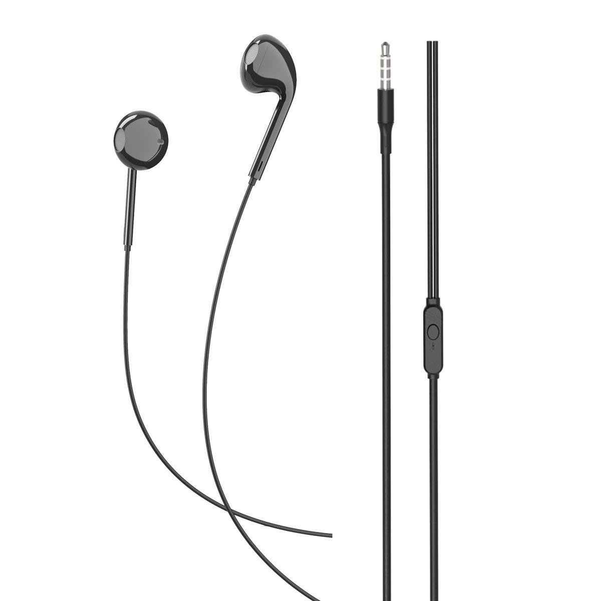 Гарнитура проводная SkyDolphin SR16 вкладыши 3,5 мм с микрофоном на проводе Black (HF-000481) Гарнитура проводная SkyDolphin SR16 вкладыши 3,5 мм с микрофоном на проводе Black (HF-000481)