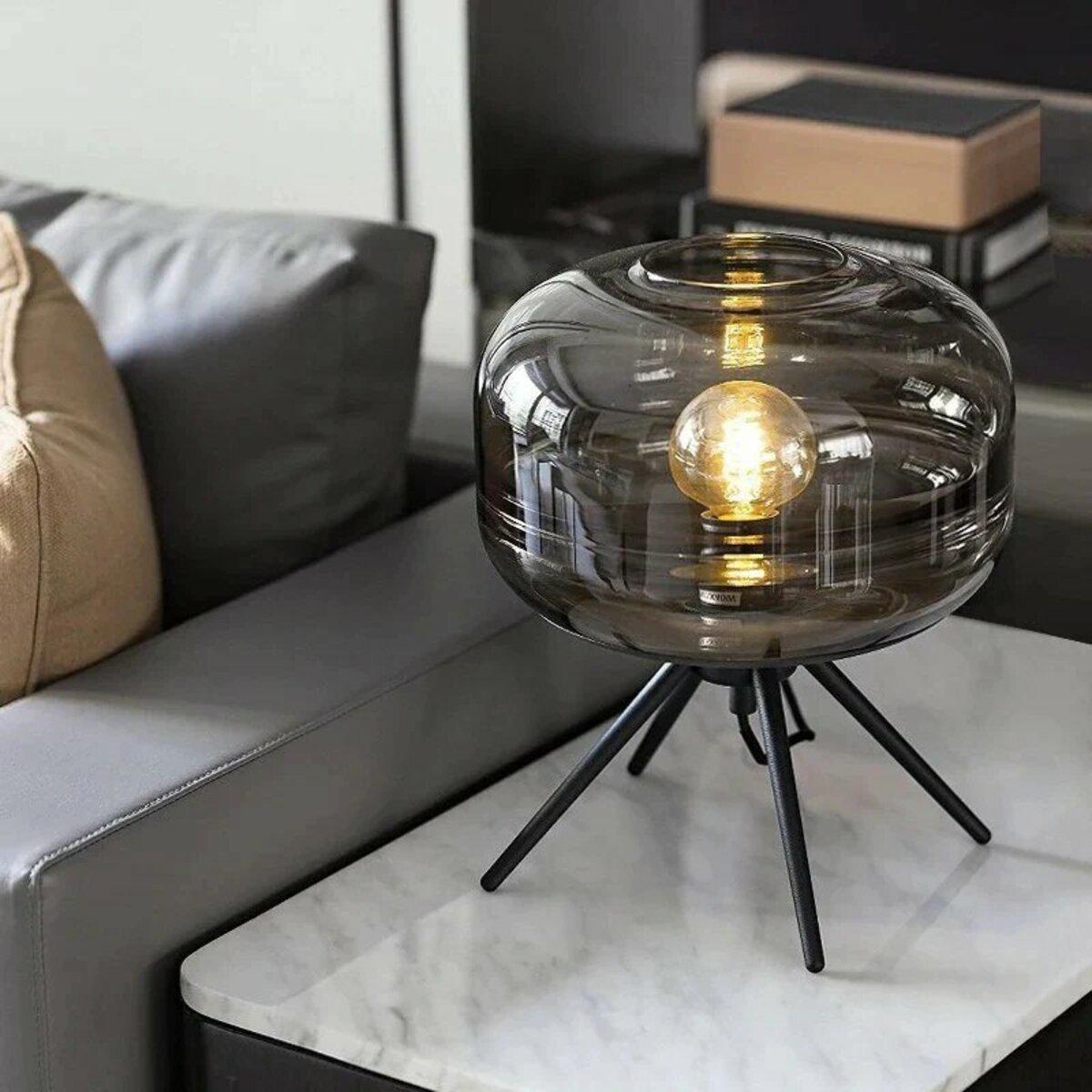 Настольная лампа декоративная Sirius WH-MBT-17 GREY (40882) - фото 5