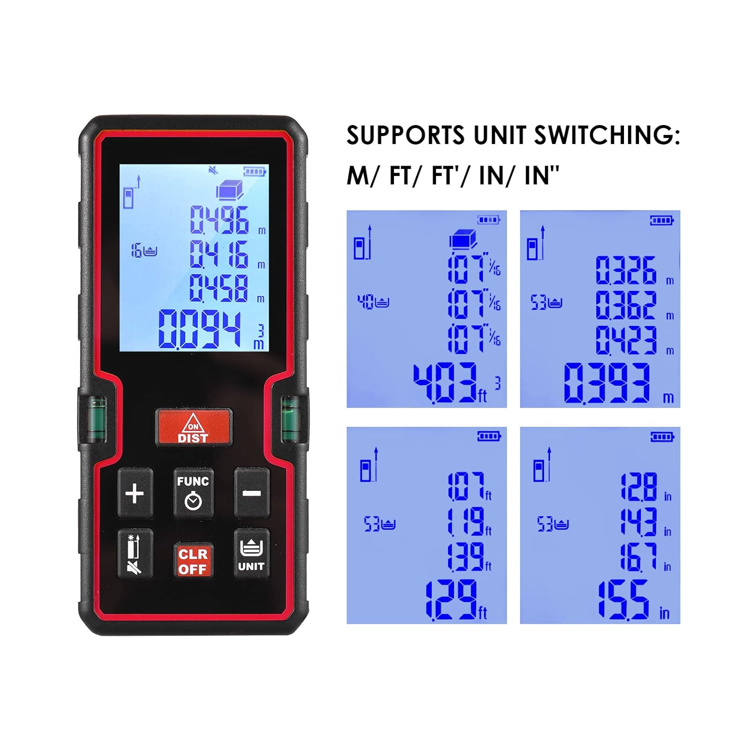 Далекомір лазерний Lepmerk LM-40M 2xAAA - фото 4 Далекомір лазерний Lepmerk LM-40M 2xAAA - фото 4