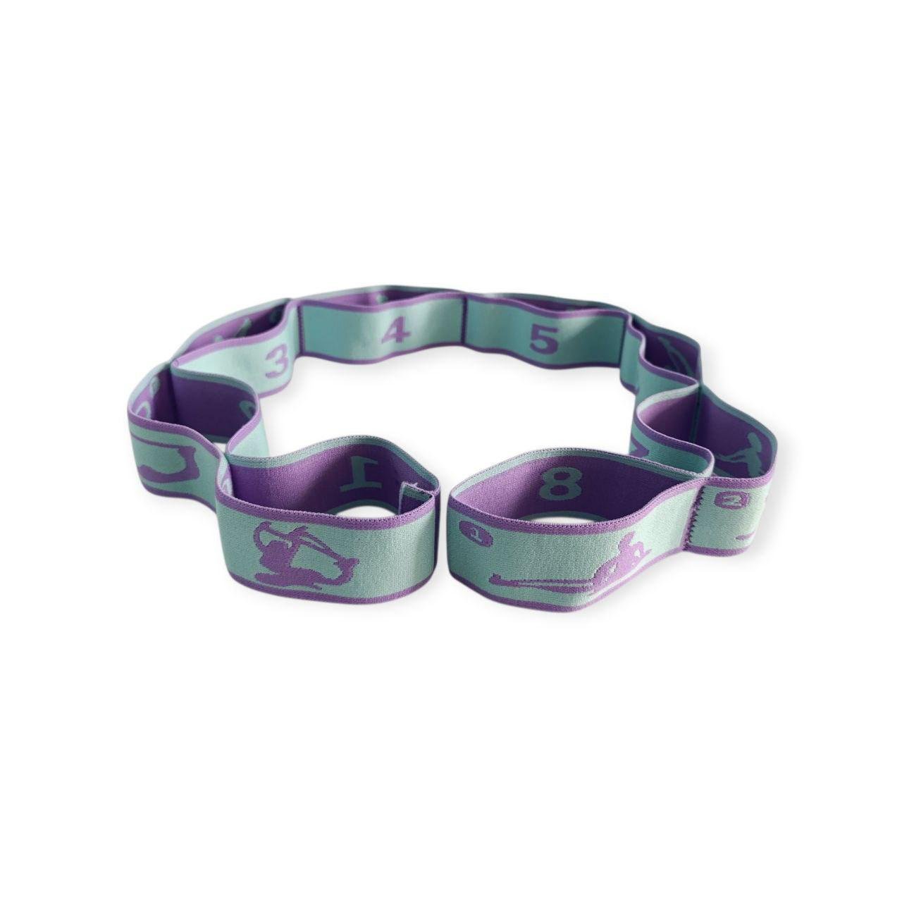 Еспандер-стрічка з 8 петлями RollerUA Purple/Grey