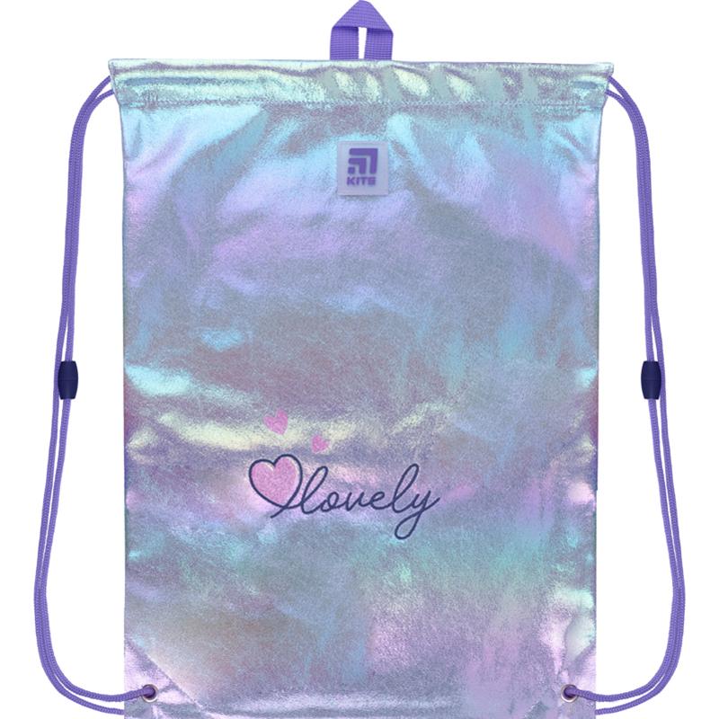 Сумка для взуття KITE Education Lovely 46x33 см Фіолетовий (K22-600M-7)