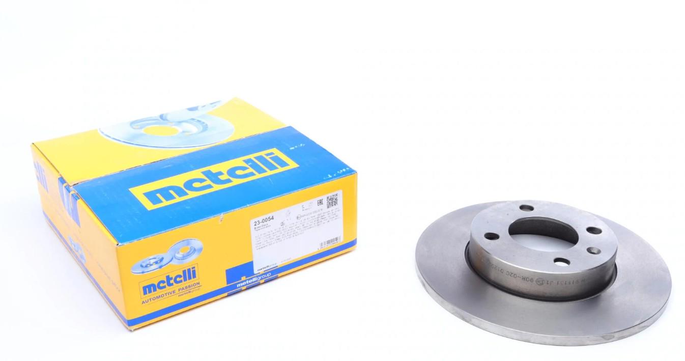 Диск тормозной передний METELLI для Seat Ibiza 93-99/VW Golf/Passat 74-96/Polo 81-01 полный 239x10 мм (23-0054)