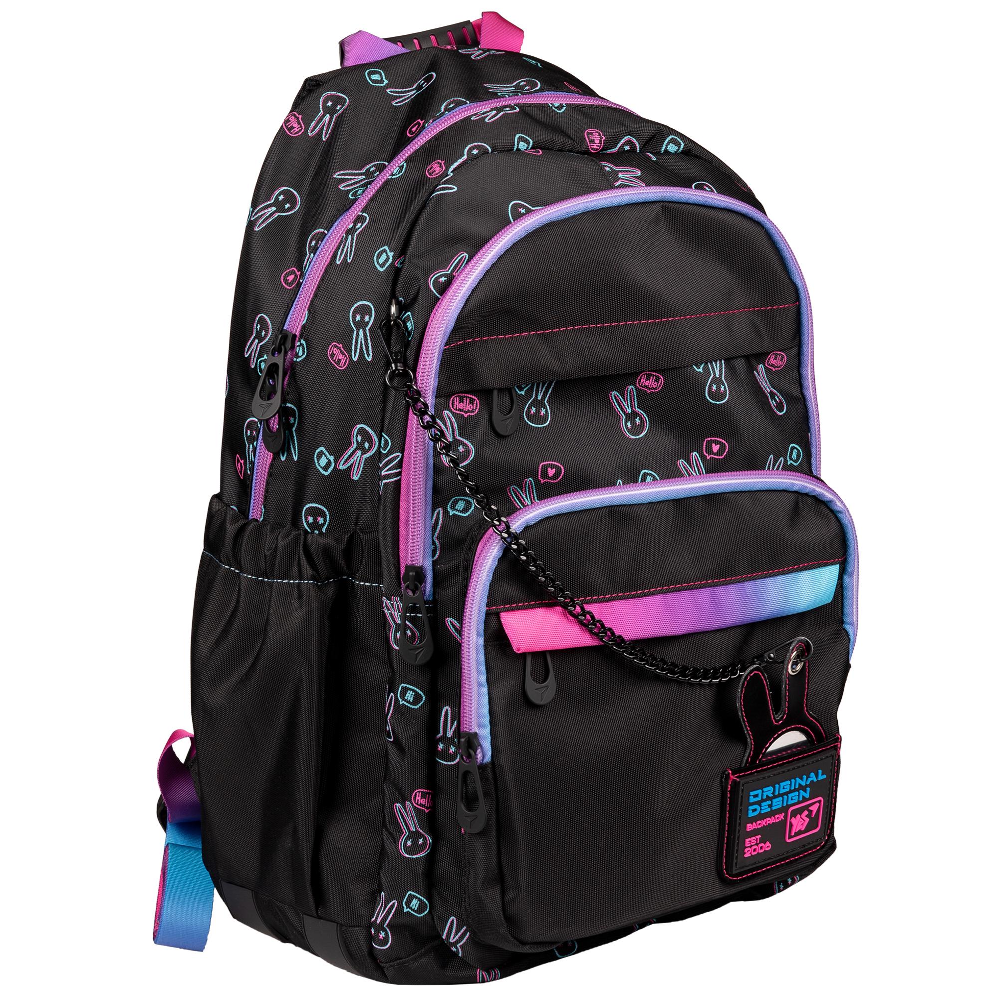 Шкільний рюкзак YES Glamorous Bunny TS-47 (559614) Шкільний рюкзак YES Glamorous Bunny TS-47 (559614)