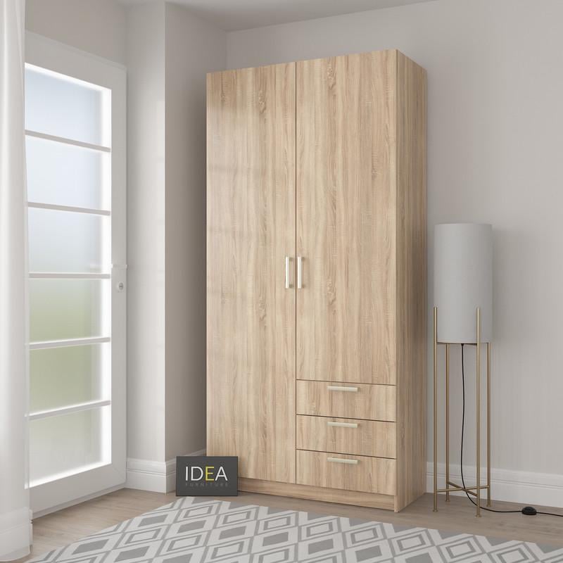 Шафа розпашна Idea Д-116 Дуб Сонома (2123)