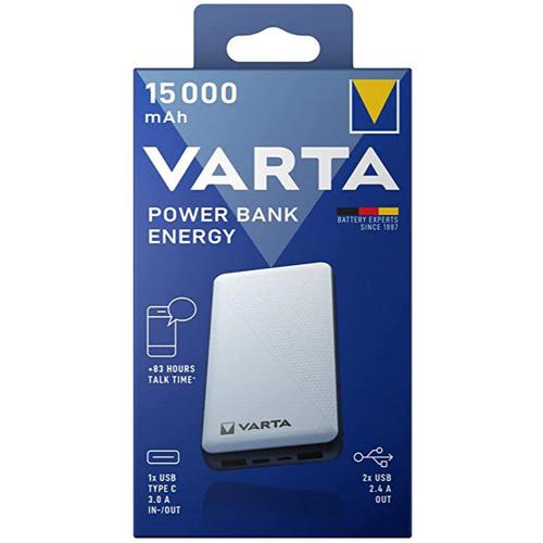 Повербанк Varta Energy 15000 мАч White (4008496018987)