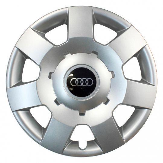 Автомобильные колпаки SKS 219 R14 с логотипом Audi 4 шт. Серебристый