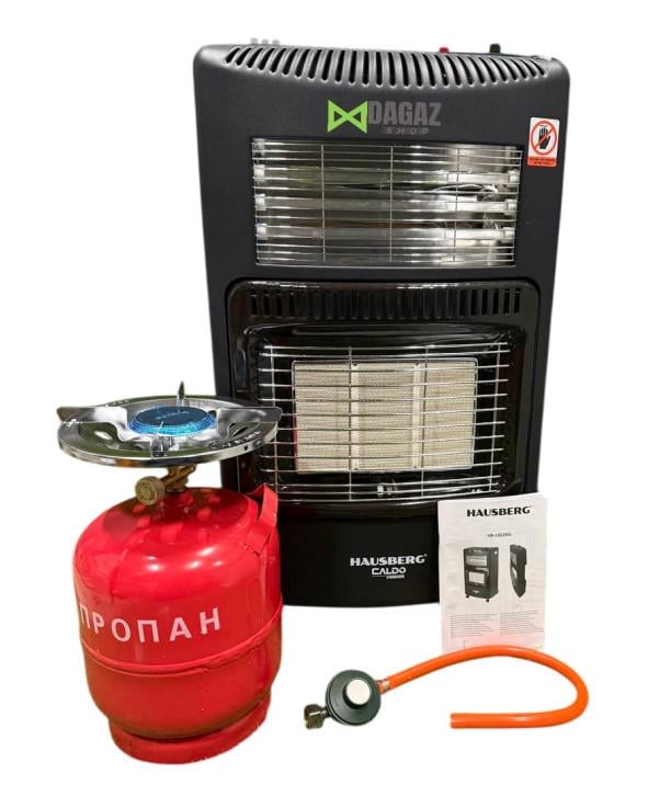 Комплект Hausberg 1020 обігрівач з балоном RUDYY 8 л (30080033)