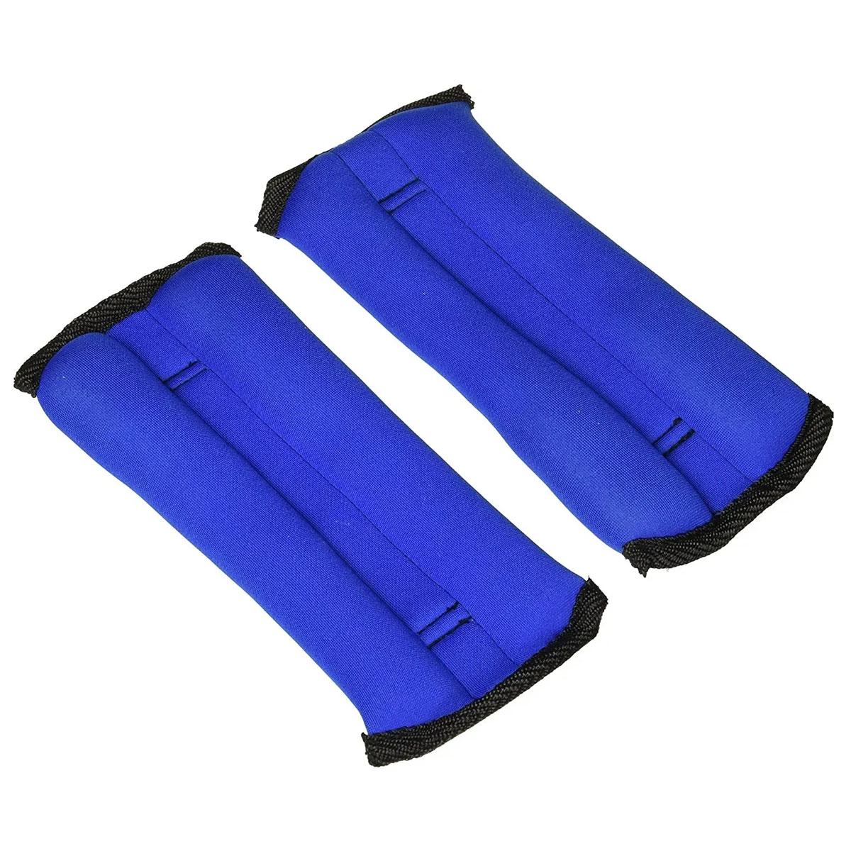 Утяжелители для ног и рук Airm Health для тренировок и реабилитации 2 шт. по 0,5 кг (1011093-Blue) - фото 3