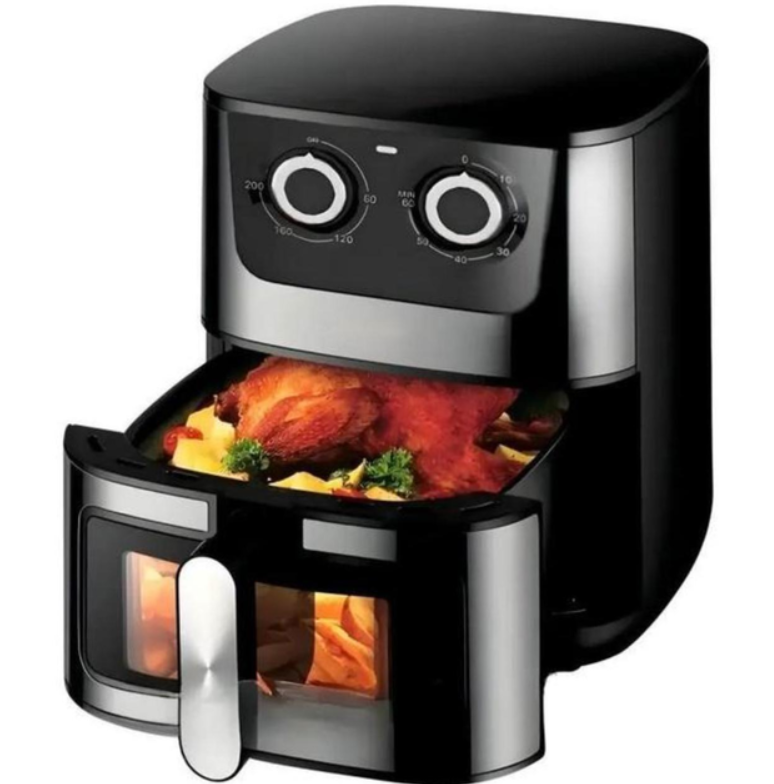 Фритюрница-аэрогриль Rainberg RB-2269 8 л 4200 Вт Черный (29844375)