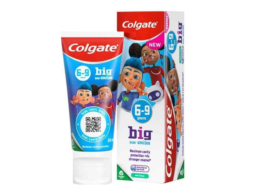 Зубная паста для детей Colgate 6-9 лет со вкусом нежной мяты 50 мл (882124)