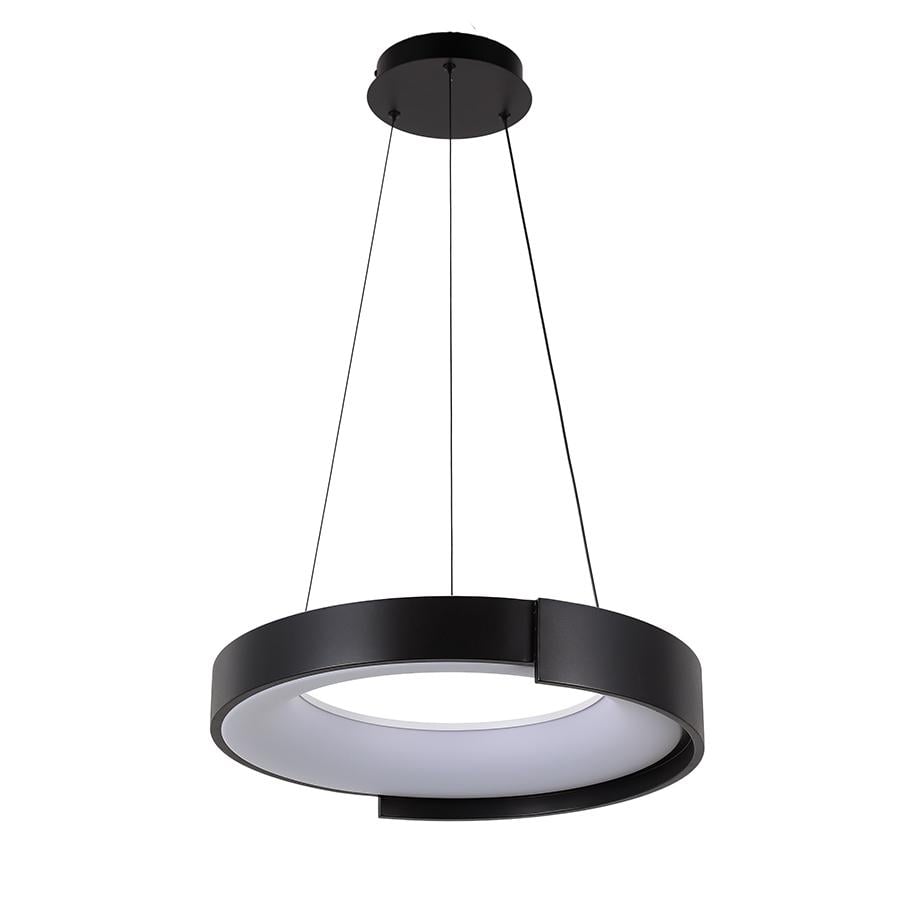 Люстра подвесная светодиодное кольцо Levistella 781P3167 500 BK Черный