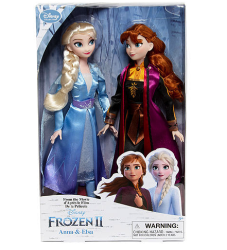 Куклы Disney Frozen 2 Королева Анна и Эльза 27 см