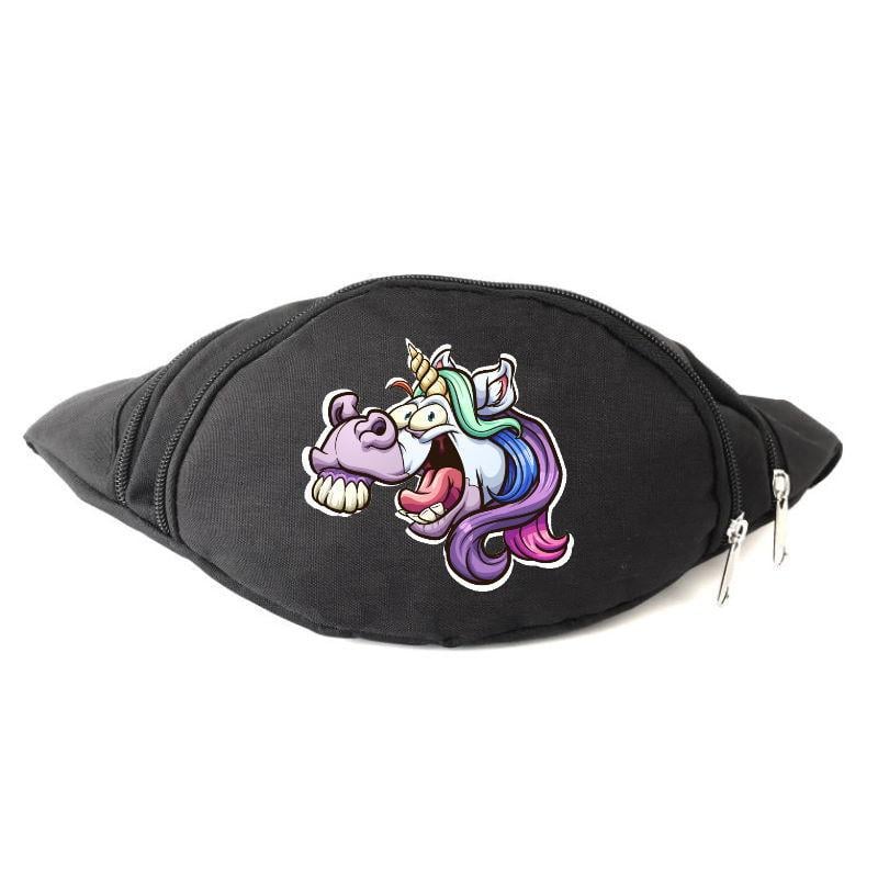 Поясные сумки-бананка бананка Unicorn EDN 003 Черный (1369989393)