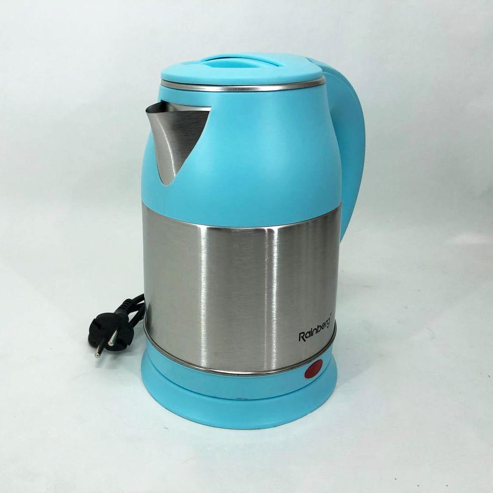 Електрочайник Rainberg RB-808 нержавіюча сталь 2 л Блакитний (268722) - фото 2 Електрочайник Rainberg RB-808 нержавіюча сталь 2 л Блакитний (268722) - фото 2