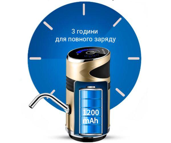 Помпа для воды электрическая с защитой от детей VIO E12-DS Gold (9814) - фото 14 Помпа для воды электрическая с защитой от детей VIO E12-DS Gold (9814) - фото 14