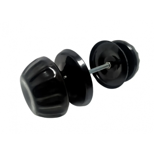 Ручка-стяжка дверная ХЗШП Зефир для деревянных дверей Черный (714934)