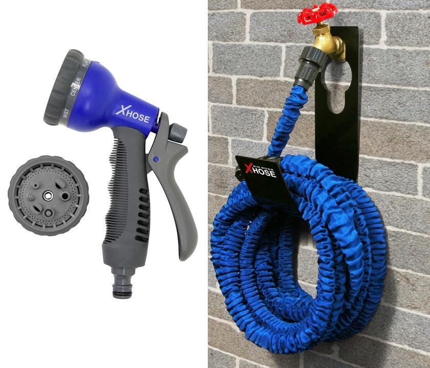 Шланг для полива XHOSE с распылителем 60 м (1794174162) - фото 2 Шланг для полива XHOSE с распылителем 60 м (1794174162) - фото 2