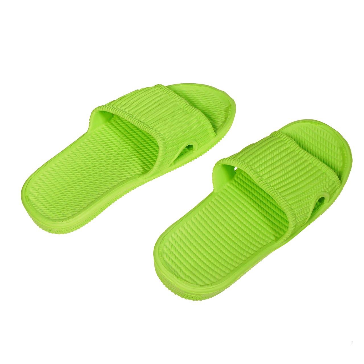 Шльопанці для ванної та душу Wellamart протиковзні розмір 36-37 Зелений (7107002)