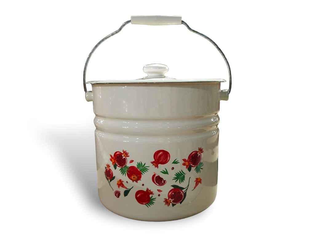 Ведро Idilia 12 л Гранат Молочный (I1224/2)