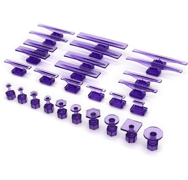 Набір грибків клейових для видалення вм'ятин на автомобілі, 28 шт. Набір грибків клейових для видалення вм'ятин на автомобілі, 28 шт.