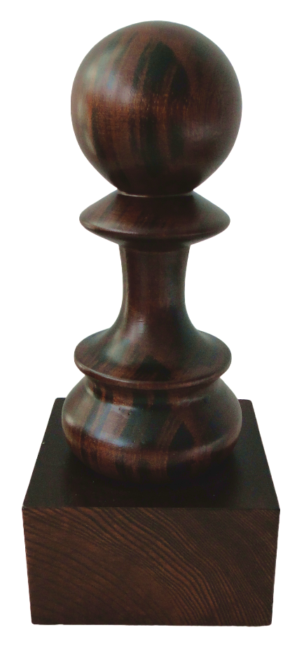 Фигура шахматная деревянная Пешка Черный (30562375)